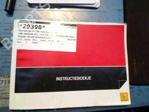 Altro RENAULT CLIO IV (BH_) 0.9 TCe 90 (BHNF, BHMA, BHMH, BHJK, BHJR) (90 hp) 31807649