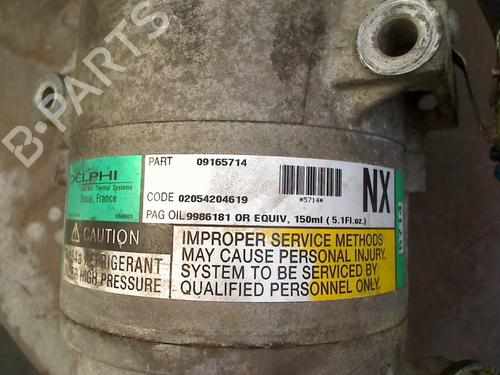 AC compressor OPEL MERIVA A MPV (X03) 1.4 16V Twinport (E75) | BP33241877M34 - Image 2