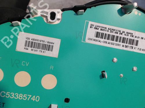 Instrument cluster CITROËN C3 II (SC_) 1.2 VTi 82 | BP24667144C47 - Image 3