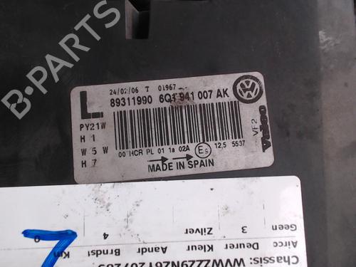 Left headlight VW POLO (9N_, 9A_) 1.4 16V | BP24825556C28 