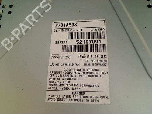 Radio MITSUBISHI MIRAGE / SPACE STAR VI Hatchback (A0_A) 1.0 (A05A) | BP38463843E6 - Image 2
