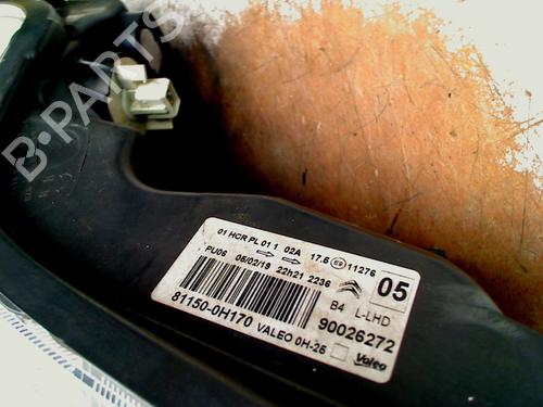 Left headlight CITROËN C1 II (PA_, PS_) 1.0 VTi 72 | BP32481162C28