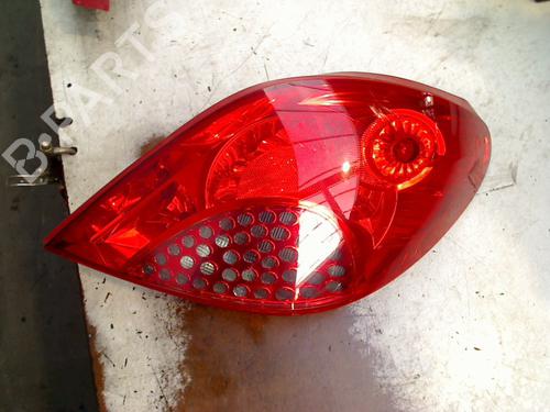 Used Right taillight PEUGEOT 207 CC (WD_) 1.6 16V Turbo (150 hp) 29283474
