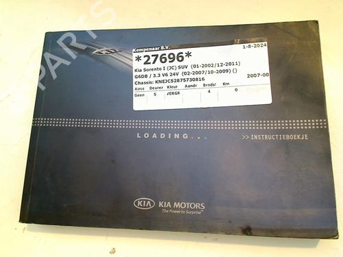 Andre KIA SORENTO I (JC) 3.3 V6 4WD (248 hp) 31149356