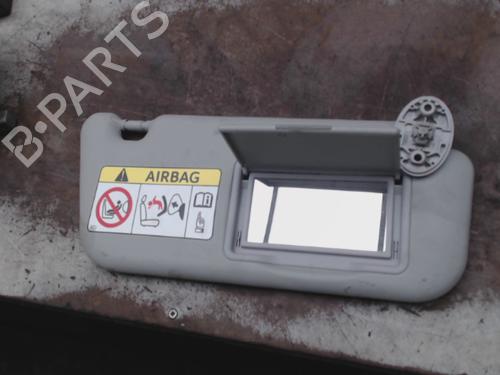 Used Right sun visor Right sun visor TOYOTA YARIS (_P13_) 1.3 (NSP130_, NSP130) (99 hp) 39720273 39720273