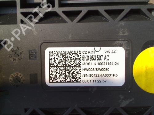 Steering column stalk VW GOLF VI (5K1) 1.6 TDI | BP31518514I23