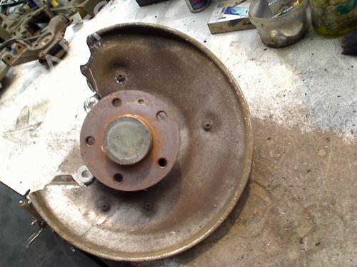 Right rear steering knuckle AUDI A5 Convertible (8F7) 2.7 TDI | BP32473598M28