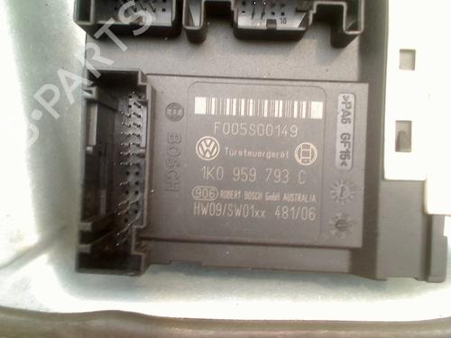 Front left window mechanism VW GOLF V (1K1) 1.6 FSI | BP31259971C22