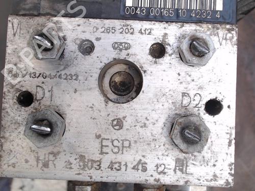 ABS pump MERCEDES-BENZ A-CLASS (W168) A 140 (168.031, 168.131) | BP23573368M43