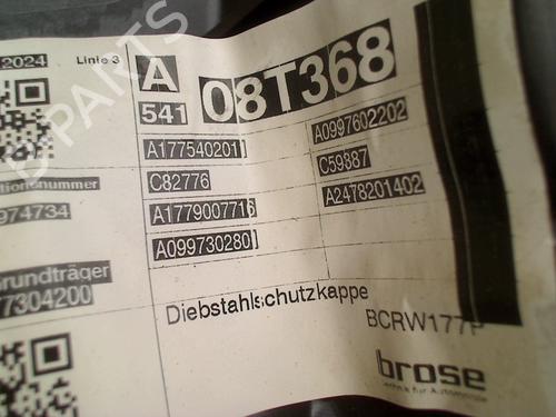 Rear right window mechanism MERCEDES-BENZ A-CLASS (W177) A 200 (177.087) | BP33984655C25 - Image 2