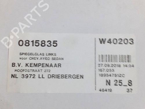 Spejlglas venstre Spejlglas venstre 21911939 21911939