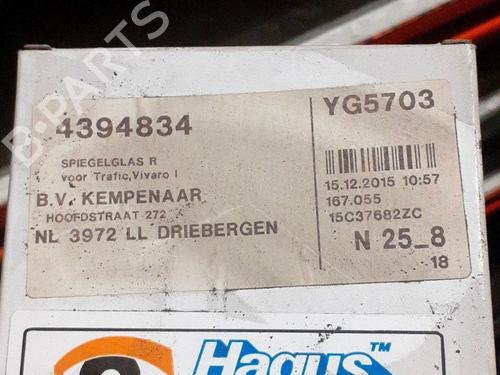 Spejlglas venstre Spejlglas venstre OPEL AGILA B (H08) 1.0 (F68) (65 hp) 21934842 21934842