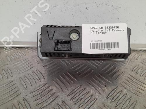 Used Display monitor OPEL AGILA (A) (H00) 1.2 16V (F68) (75 hp) 22032697