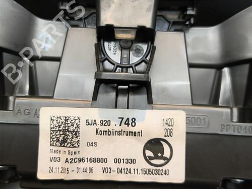 Instrument cluster SKODA RAPID Spaceback (NH1) 1.6 TDI | BP29997508C47 - Image 4