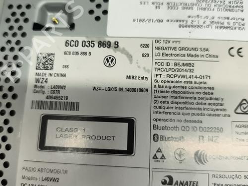 Used Radio Radio VW POLO V (6R1, 6C1) 1.2 TSI 16V (90 hp) 32996983 32996983