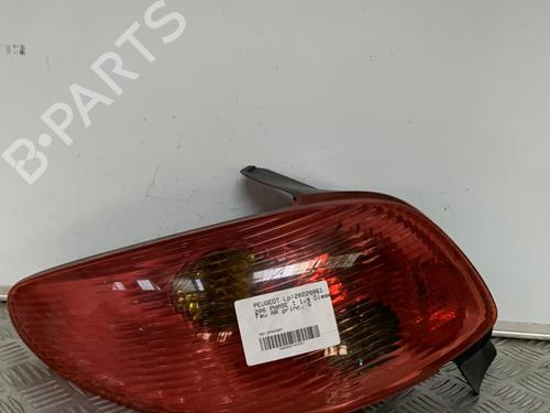 Used Left taillight PEUGEOT 206 Hatchback (2A/C) 1.4 HDi eco 70 (68 hp) 21712244