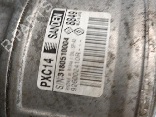 AC compressor RENAULT MEGANE IV Hatchback (B9A/M/N_) 1.5 Blue dCi 115 (B9A6) | BP21721262M34 