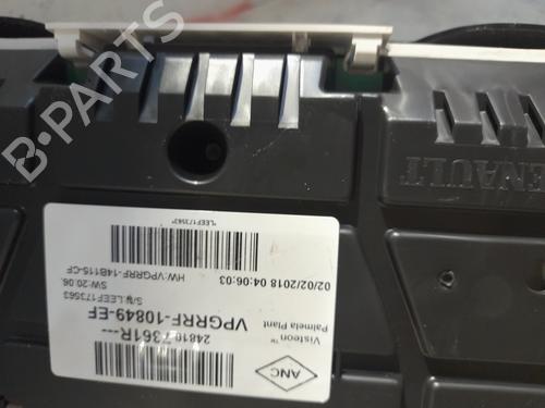 Instrument cluster RENAULT CLIO IV (BH_) 1.2 16V | BP22691585C47 