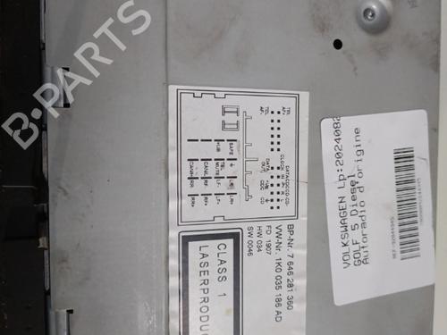 Bilradio VW GOLF V (1K1) 1.9 TDI | BP21717760E6 