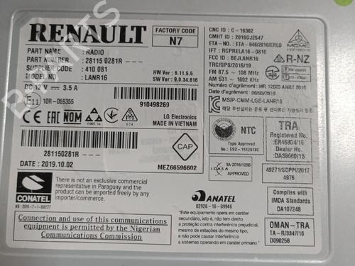 Radio RENAULT MEGANE IV Hatchback (B9A/M/N_) 1.3 TCe 140 (B9NB) | BP28165356E6 
