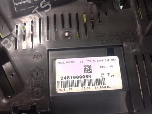 Used Instrument cluster Instrument cluster RENAULT LAGUNA III (BT0/1) 2.0 dCi (BT01, BT08, BT09, BT0E, BT0K, BT12, BT1C, BT1D,... (150 hp) 21724971 21724971