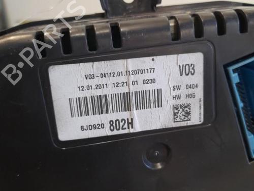 Instrument cluster SEAT IBIZA IV (6J5, 6P1) 1.6 TDI | BP22034165C47 