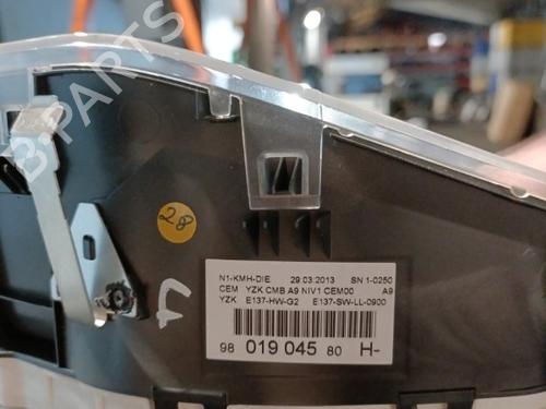 Instrument cluster PEUGEOT 208 I (CA_, CC_) 1.4 HDi | BP21705161C47 