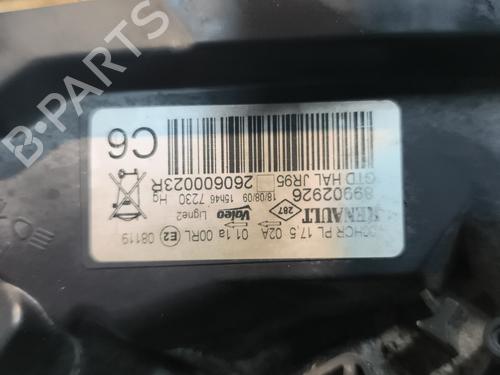 Left headlight RENAULT SCÉNIC III (JZ0/1_) 1.5 dCi | BP29732957C28