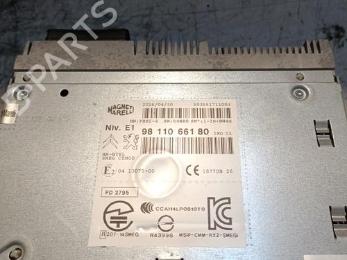 Used Radio Radio PEUGEOT 208 I (CA_, CC_) 1.2 VTI 82 (82 hp) 22893540 22893540