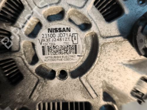 Alternator NISSAN QASHQAI I (J10, NJ10) 2.0 dCi | BP30154506M7 