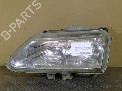 Used Left headlight RENAULT ESPACE III (JE0_) 2.2 12V TD (JE0E, JE0H, JE0P) (113 hp) 29538260