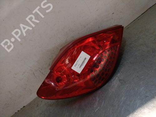 Used Left taillight PEUGEOT 207 (WA_, WC_) 1.6 HDi (90 hp) 28443189