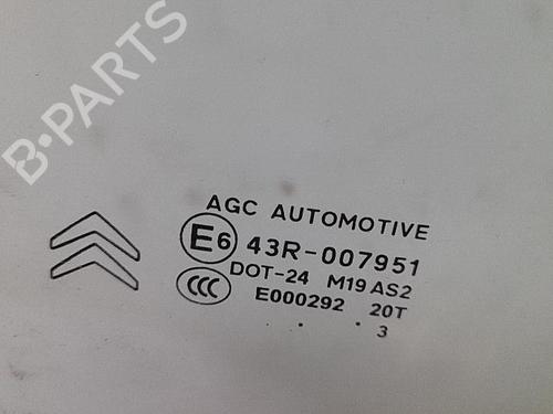 Used Front right door window CITROËN C3 II (SC_) 1.4 HDi 70 (SC8HZC, SC8HR0, SC8HP4) (68 hp) 21698295