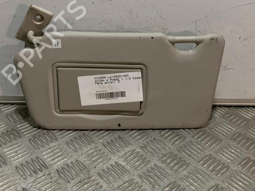 Used Left sun visor NISSAN MICRA IV (K13K, K13KK) 1.2 (80 hp) 21706893