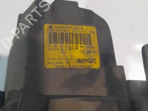 Used Right headlight Right headlight SMART FORFOUR (454) 1.5 CDI (454.000) (68 hp) 21721677 21721677