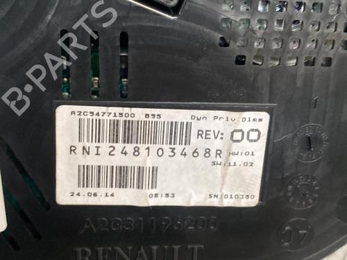 Instrument cluster RENAULT MEGANE III Hatchback (BZ0/1_, B3_) 1.6 dCi (BZ00, BZ12, BZ13) | BP21711392C47 