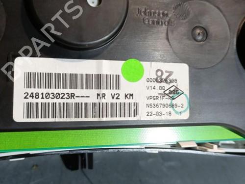 Used Instrument cluster Instrument cluster DACIA SANDERO II 1.0 SCe 75 (B8JC, B8JD, B8NC) (73 hp) 21700197 21700197