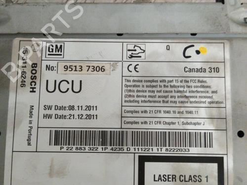 Used Radio Radio CHEVROLET CRUZE Hatchback (J305) 1.7 D (131 hp) 21698403 21698403