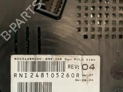 Used Instrument cluster Instrument cluster RENAULT MEGANE III Coupe (DZ0/1_) 1.5 dCi (DZ09, DZ0D, DZ1F, DZ1G, DZ14, DZ29) (110 hp) 21704051 21704051