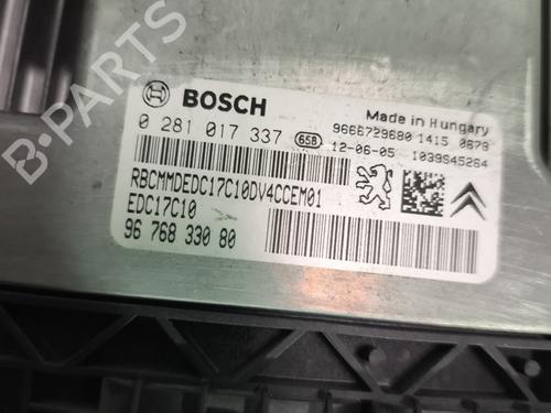 Computer motormanagement CITROËN C3 II (SC_) 1.4 HDi 70 (SC8HZC, SC8HR0, SC8HP4) (68 hp) 29082335