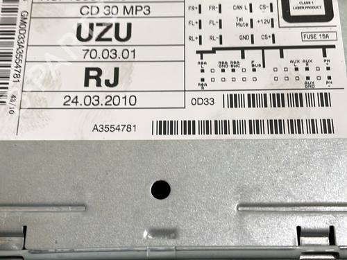 Radio OPEL CORSA D (S07) 1.3 CDTI (L08, L68) | BP23822387E6 