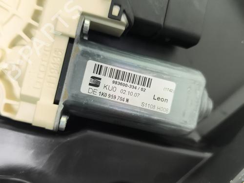 Rear right window mechanism SEAT LEON (1P1) 1.9 TDI | BP29733140C25