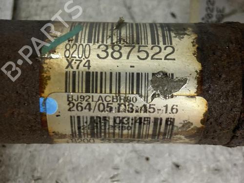 Right front driveshaft RENAULT LAGUNA II (BG0/1_) 2.0 16V (BG00, BG0K, BG0P, BG0W) | BP21701229M39 