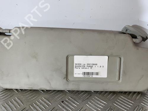 Used Right sun visor SKODA ROOMSTER (5J7) 1.9 TDI (105 hp) 21708048
