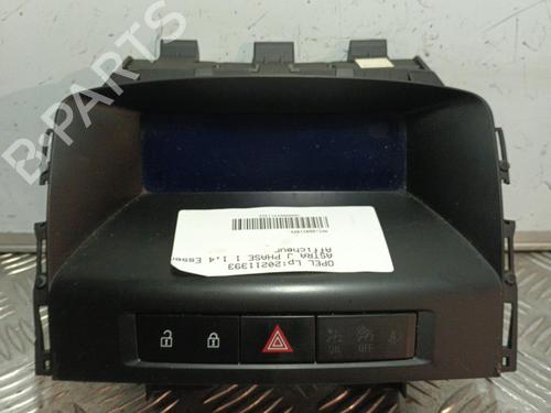 Used Display monitor OPEL ASTRA J (P10) 1.4 Turbo (68) (140 hp) 21723015
