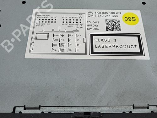 Radio VW GOLF VI (5K1) 1.6 TDI | BP21710990E6 