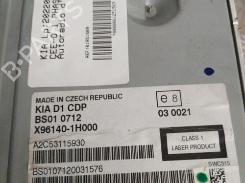 Radio KIA CEE'D Hatchback (ED) 1.6 CRDi 115 | BP21719437E6 
