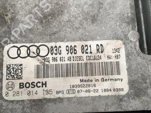 Used Control unit Control unit AUDI A3 (8P1) 1.9 TDI (105 hp) 27344103 27344103