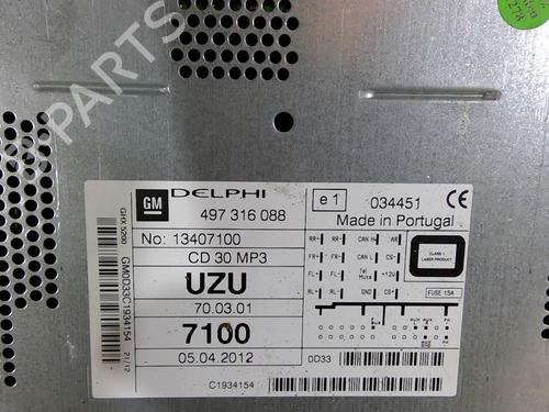 Used Radio OPEL CORSA D (S07) 1.2 (L08, L68) (86 hp) 21724522