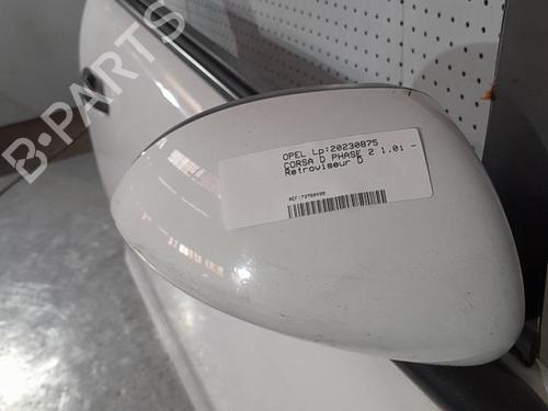 Right mirror OPEL CORSA D (S07) 1.0 (L08, L68) | BP21718707C27 